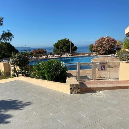 F2 Vue Mer Dans Residence Avec Piscine Ajaccio  Esterno foto