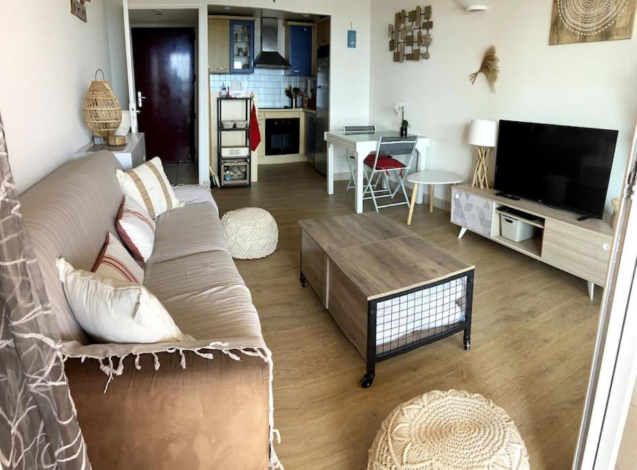 F2 Vue Mer Dans Residence Avec Piscine Ajaccio  Esterno foto
